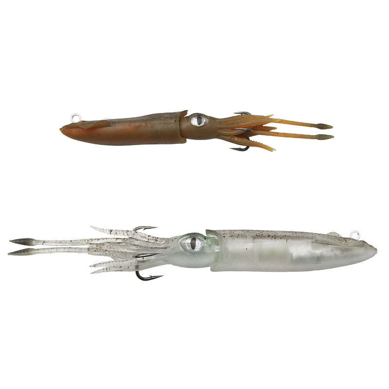 Leurre calamar 3d swim squid savage gear 12.5cm 25g (2 pi&egrave;ces par pochette) - Leurres octopus | Pacific P&ecirc;che