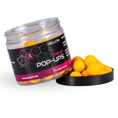 Pop ups Nash Citruz Pop Ups 75g Yellow - Equilibrées | Pacific Pêche
