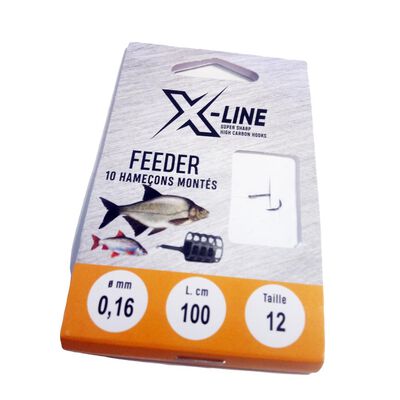 Hameçons montés coup x line feeder (x10) - Hameçons / bas de ligne feeder | Pacific Pêche