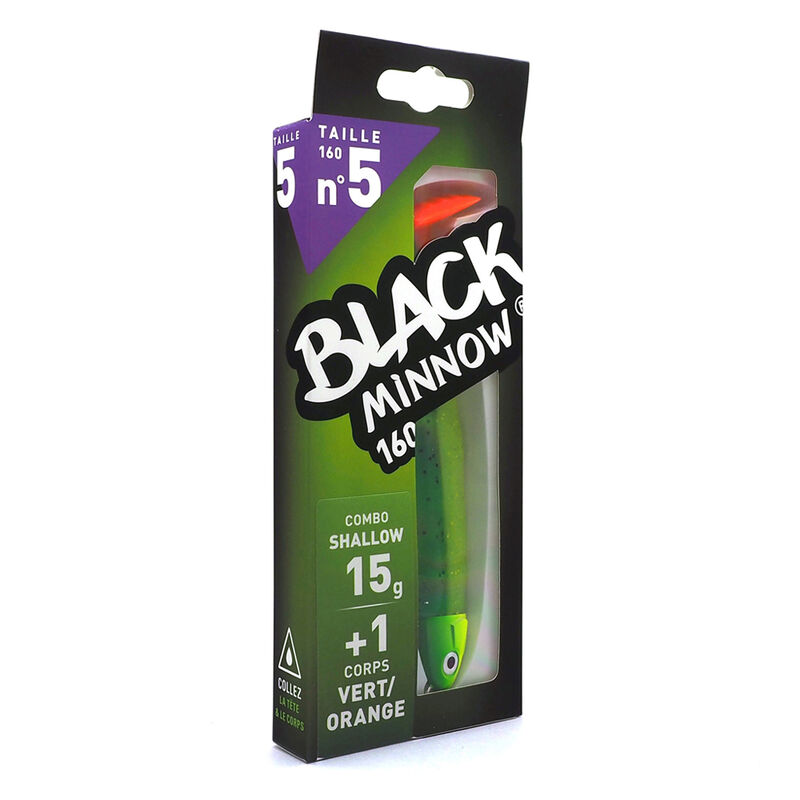 Leurre souple fiiish combo black minnow 160 shallow 16cm 15g - Leurres souples | Pacific P&ecirc;che