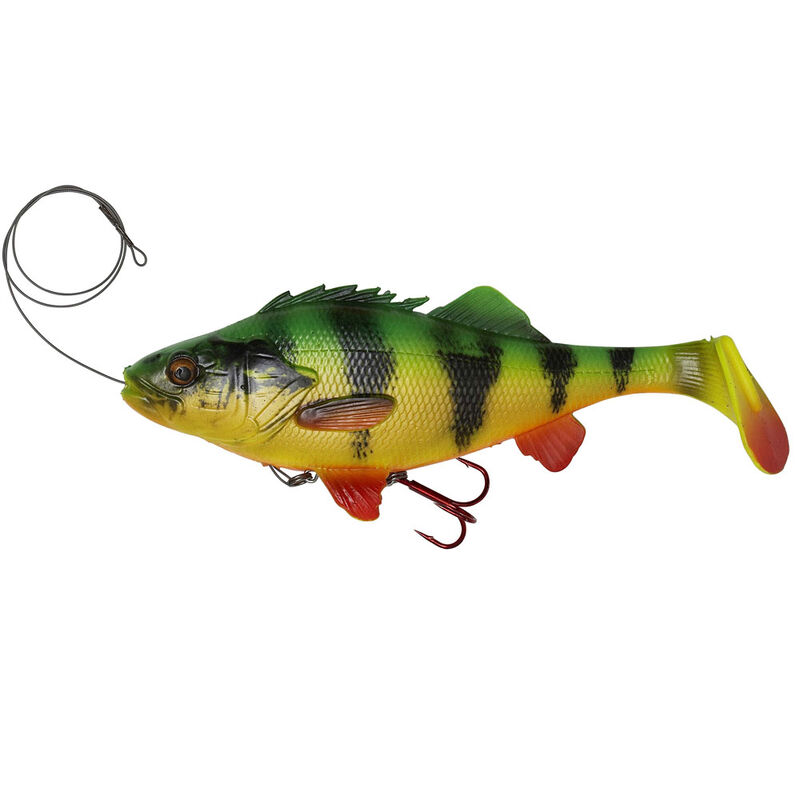 Leurre souple shad carnassier savage gear 4d perch shad line thru ss 23cm 168g - Shads | Pacific P&ecirc;che