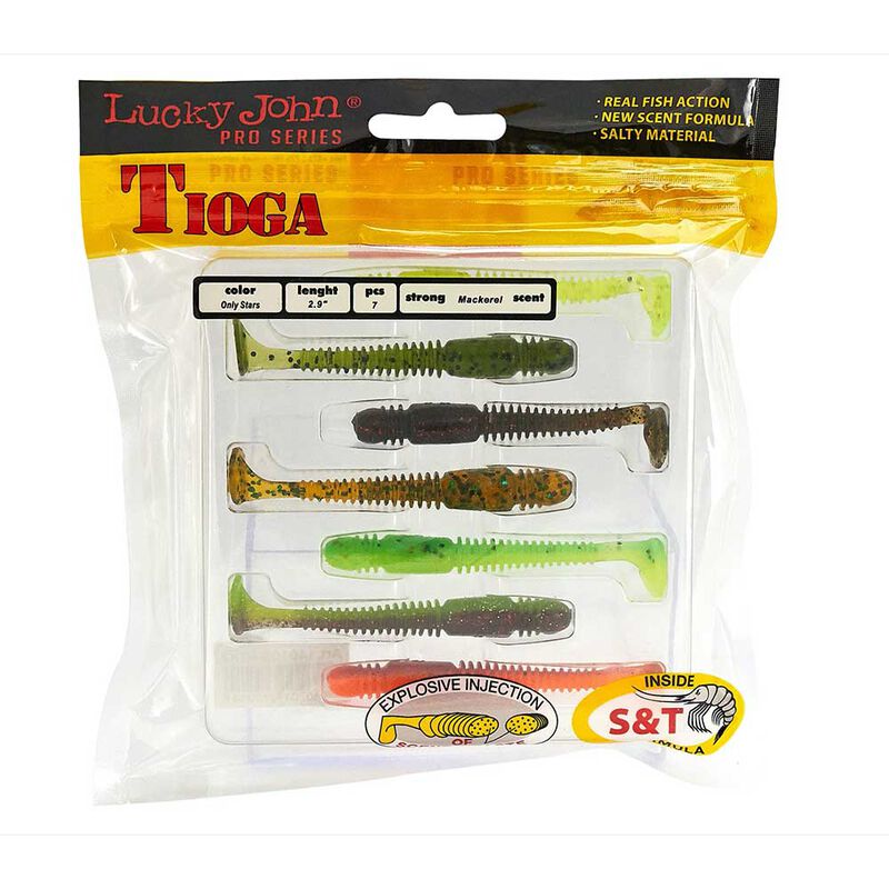 Leurre souple lucky john tioga 3.4"  (9.9cm) x5 - Swimbaits | Pacific Pêche