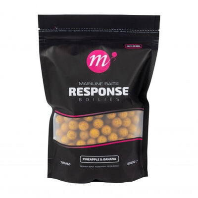 Bouillettes Mainline Response Pineapple & Banana 15 mm 450G - Denses | Pacific P&ecirc;che