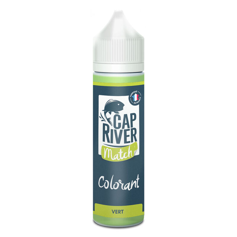 Colorant Liquide Cap River Verte 60ML - Additifs | Pacific Pêche