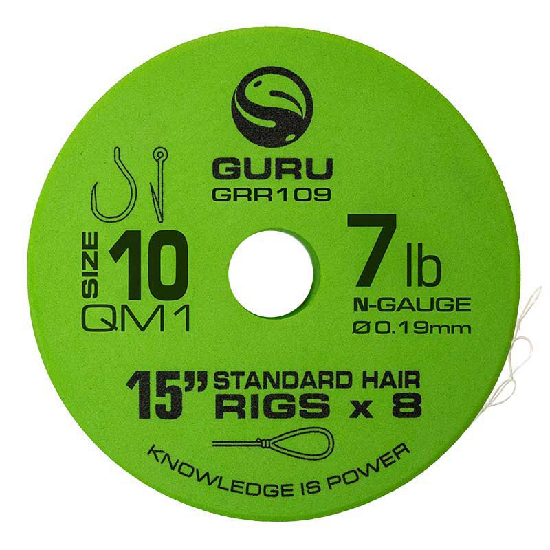 Bas de ligne guru qm1 standard hair 15" (38cm) - Acc. de montage feeder | Pacific Pêche