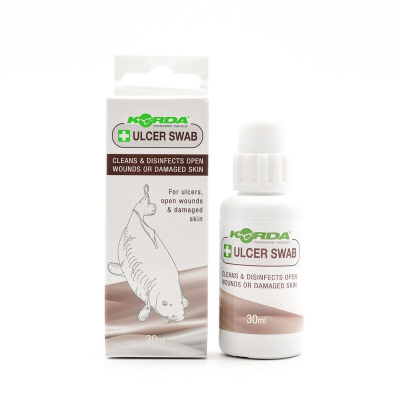 D&eacute;sinfectant carpe Korda Ulcer Swab - Soin du poisson | Pacific P&ecirc;che