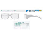 Lunettes polarisantes costa cut monture ocean avec (verres polycarbonate 580p) - Lunettes polarisantes | Pacific Pêche