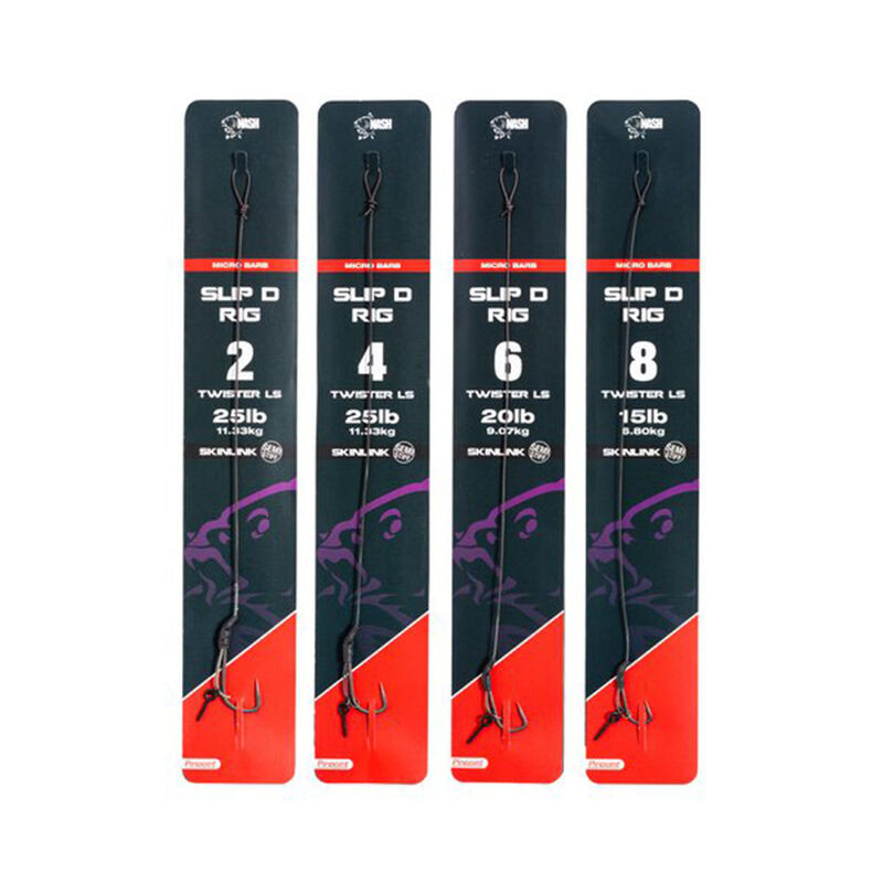 Bas de ligne Nash Slip D Rig Micro Barbed - Bas de Ligne Mont&eacute;s | Pacific P&ecirc;che