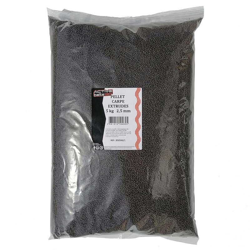 Pellet active baits Carpe extrudes 5Kg - Pellets | Pacific Pêche