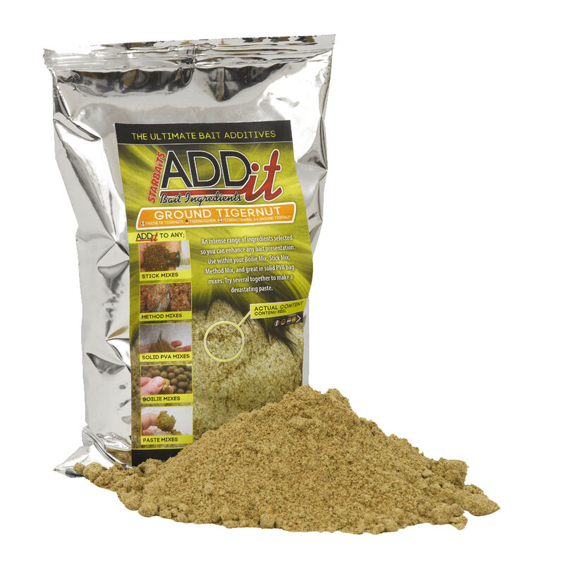 Farine carpe starbaits add'it tigernuts 1kg - Farines | Pacific P&ecirc;che