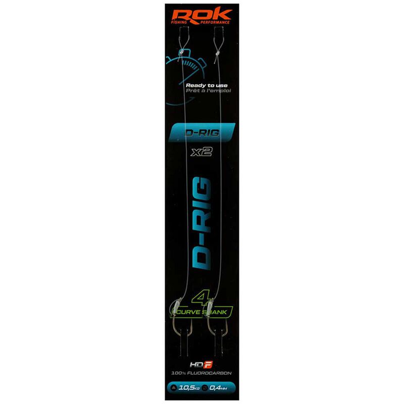 Bas de ligne Rok D-Rig Curve Shank x2 - Bas de Ligne Montés | Pacific Pêche