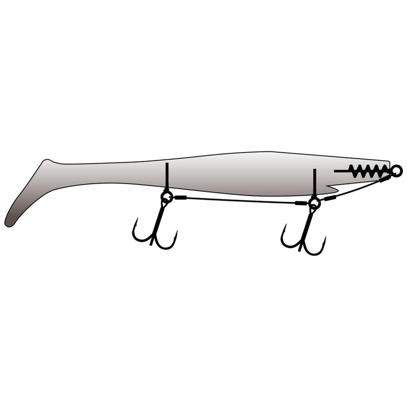 Leurre souple shad carnassier the pig shad junior 20cm 50g (x2) - Shads | Pacific P&ecirc;che