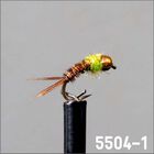 Set Nymphe Garbolino x4 - été / eaux basses / temps couvert - Nymphes | Pacific Pêche