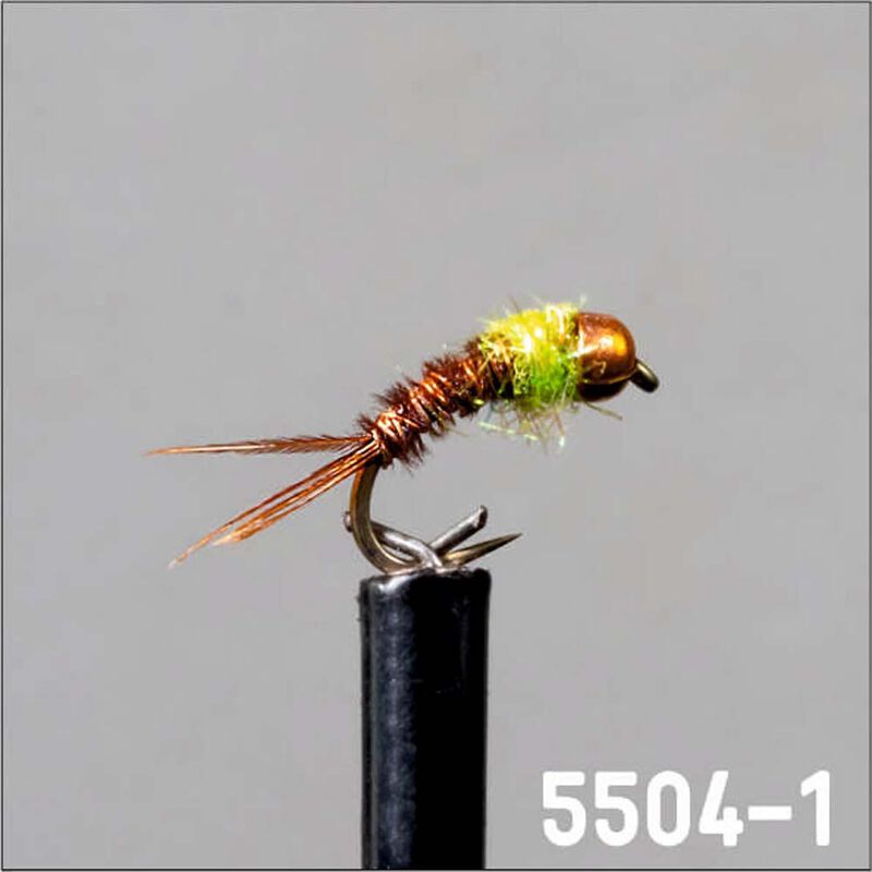 Set Nymphe Garbolino x4 - été / eaux basses / temps couvert - Nymphes | Pacific Pêche