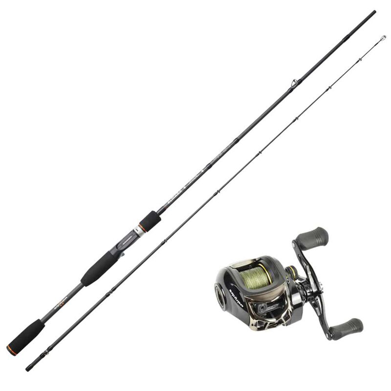Ensemble Casting Sakura Almara 1.98m, 7-28g + Moulinet Alendo 201 + Tresse 0.22mm - Packs et ensembles | Pacific P&ecirc;che