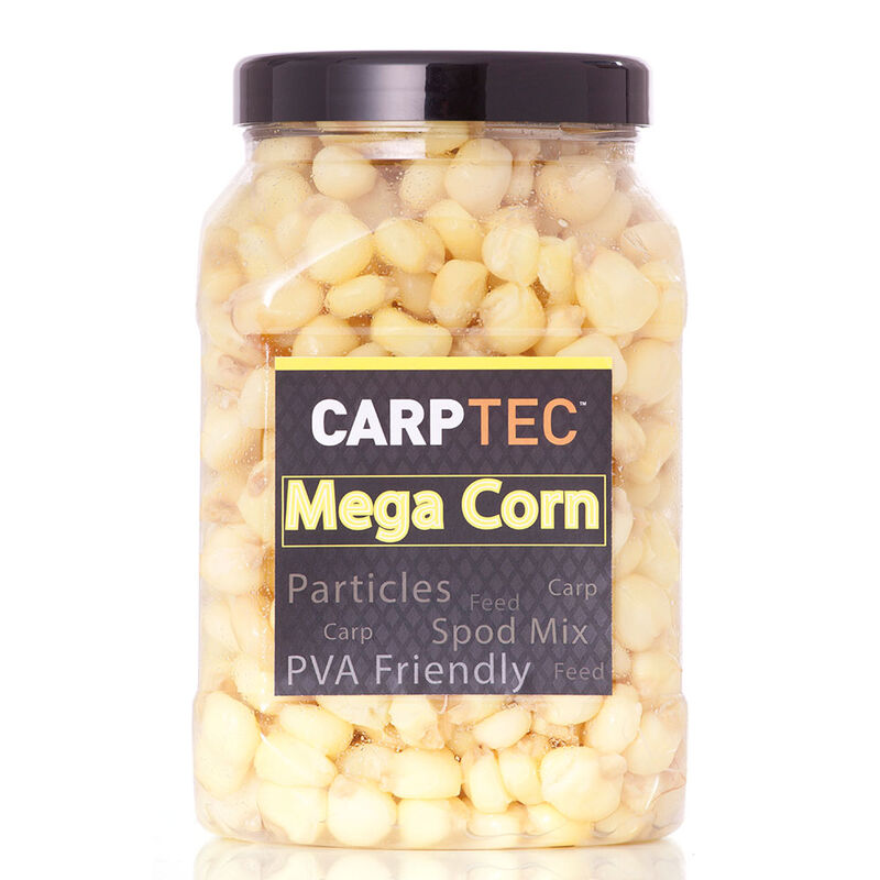 Graines cuites carpe dynamite baits carptec particles mega corn - Prêtes à l'emploi | Pacific Pêche