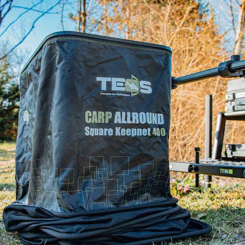 Bourriche Teos Carp Allround Square Keepnet 400 - Carpe | Pacific Pêche