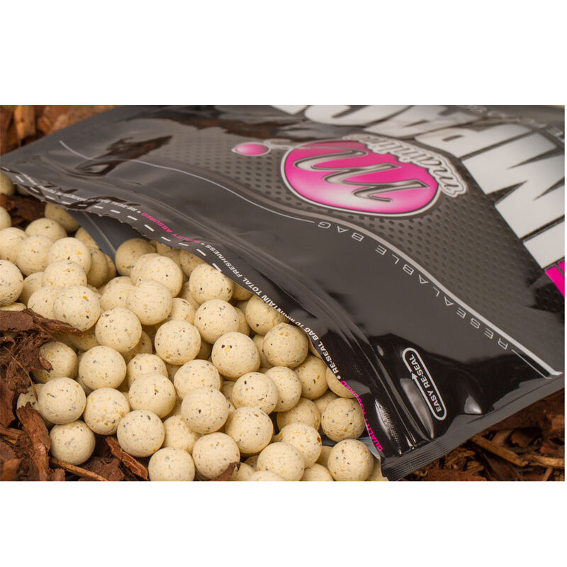 Bouillettes carpe mainline high impact boilie diamond whites 20mm - Denses | Pacific P&ecirc;che