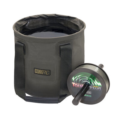 Seau + broche Korda Compac Spooling Bucket - Seau Souple | Pacific P&ecirc;che