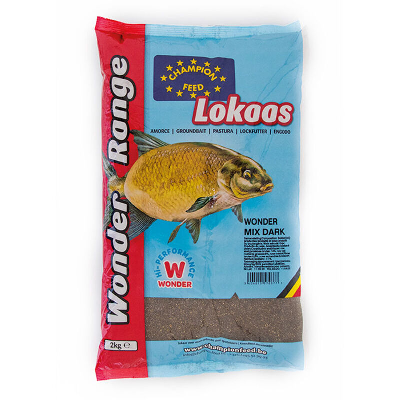 Amorce Champion Feed Wonder Mix Dark  2kg - Amorces | Pacific Pêche