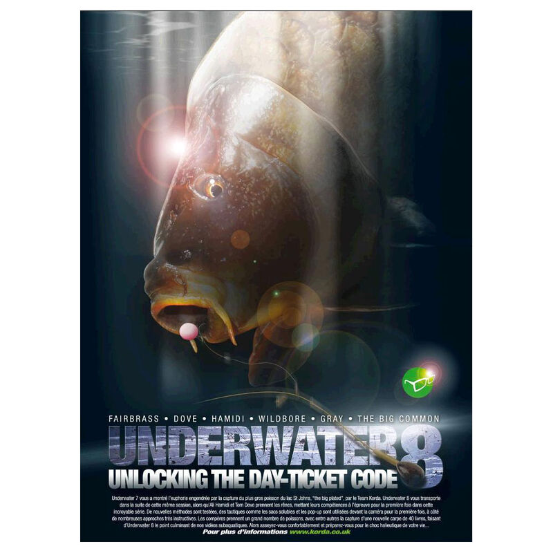 Dvd carpe korda state of the art underwater carp fishing part - Dvd | Pacific P&ecirc;che