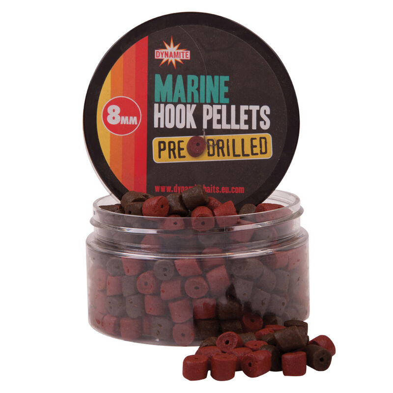 Pellet Dynamite Baits Pre Drilled Marine Halibut Hook Pellets 8mm, 150g - Pellets | Pacific Pêche