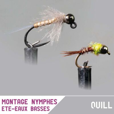 Nymphes Garbolino X2 - début de saison / eaux fortes / quill - Nymphes | Pacific Pêche