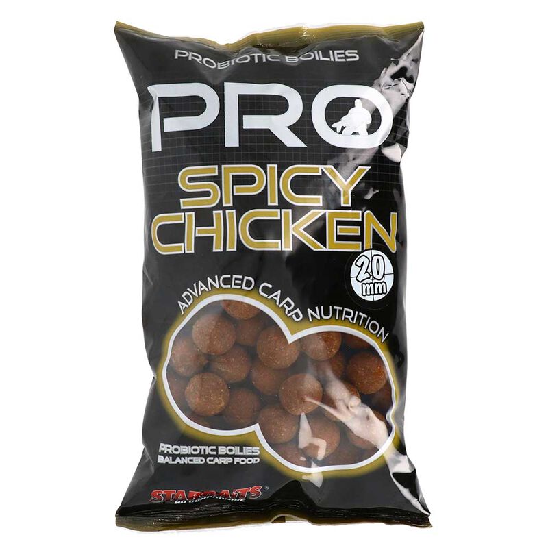 Bouillettes starbaits pro spicy chicken 20mm - Denses | Pacific P&ecirc;che