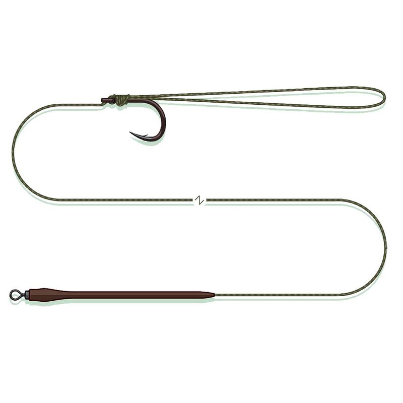 Bas de Ligne Madcat Standard Pellet Rig 55cm 0.80mm 66kg n&deg;1/0 - Bas de lignes mont&eacute;s | Pacific P&ecirc;che