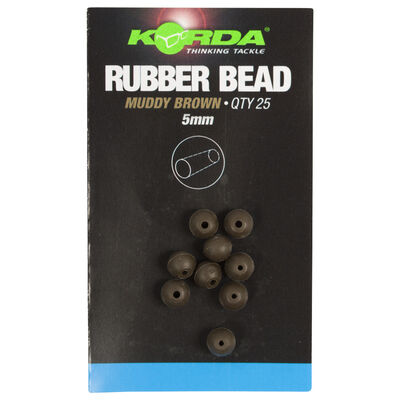 Perle de protection pour ligne carpe korda safe zone 5mm rubber bead (x25) - Perles | Pacific Pêche