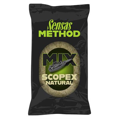 Amorce Feeder Sensas Method Mix Natural Scopex 1kg - Amorces | Pacific P&ecirc;che