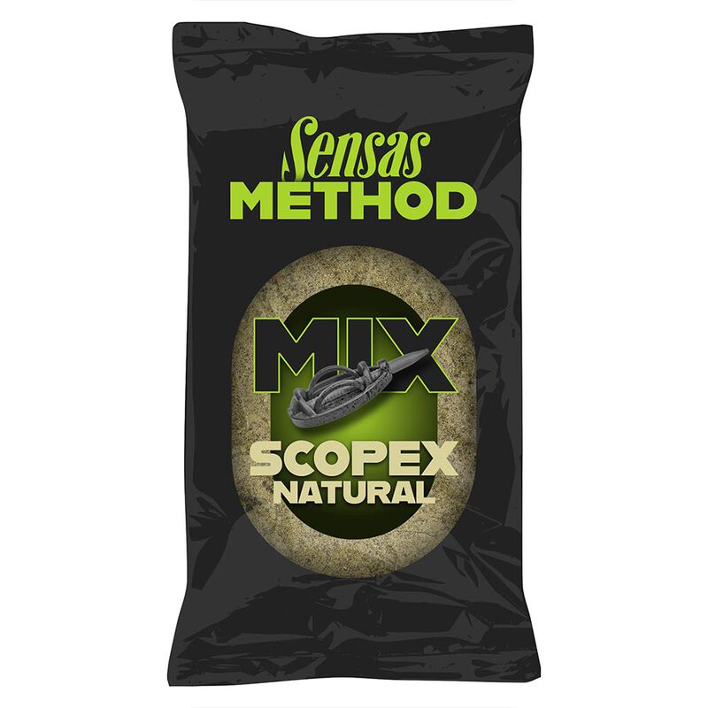 Amorce Feeder Sensas Method Mix Natural Scopex 1kg - Amorces | Pacific P&ecirc;che