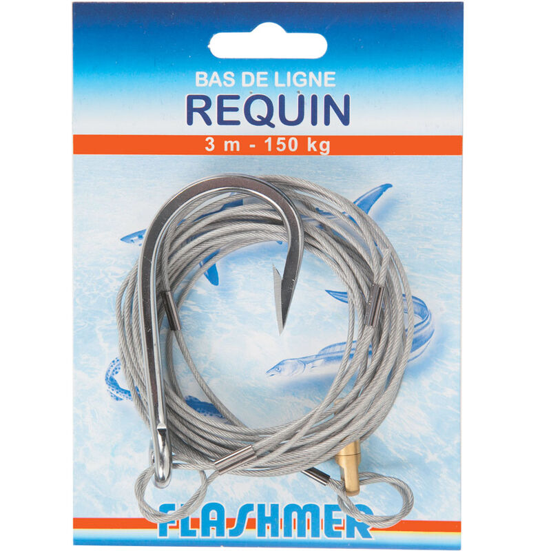 Bas de ligne mer flashmer requin 11/0 - Bas de Lignes / Lignes Montées | Pacific Pêche