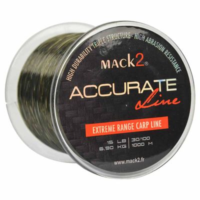 Nylon carpe mack2 accurate line 1000 m - Monofilament | Pacific Pêche