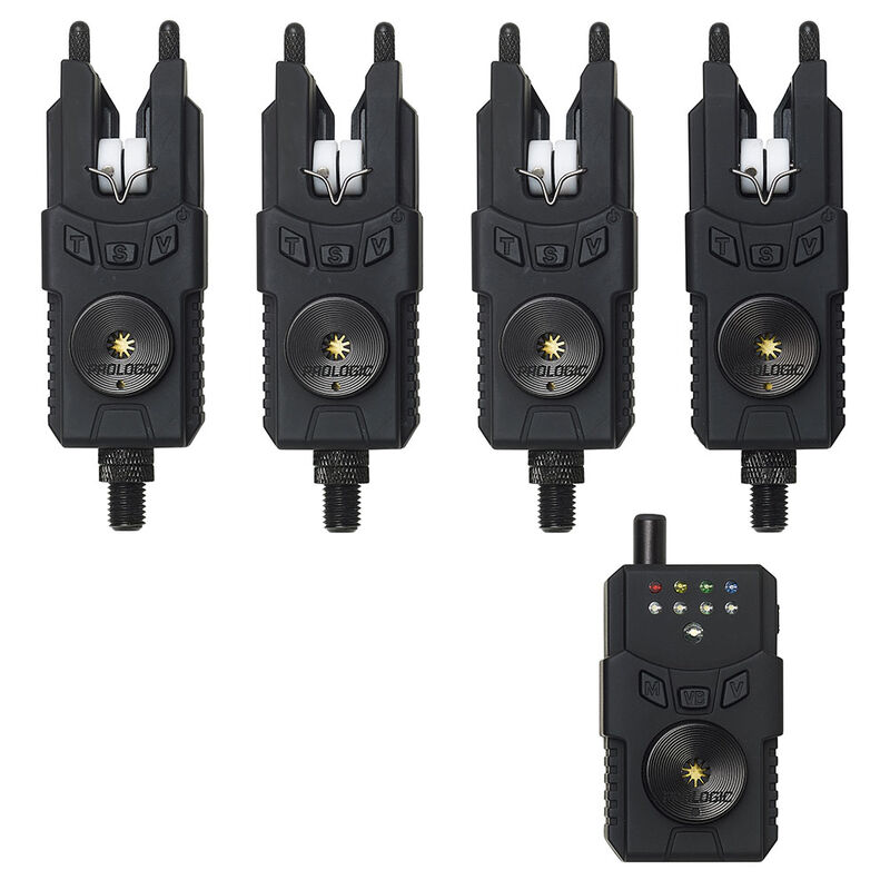 Coffret 4 détecteurs carpe prologic custom smx mkii alarms wts + centrale - Coffrets détecteurs | Pacific Pêche