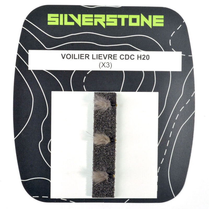 Mouche sèche silverstone voilier lièvre cdc (x3) - Sèches | Pacific Pêche