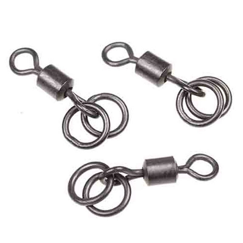 Emerillons Nash Double Ring Swivel size 8 - Emerillons carpe | Pacific P&ecirc;che