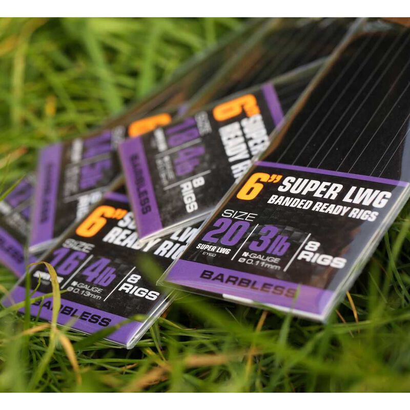 Hame&ccedil;ons mont&eacute;s coup guru super lwg ready rigs 15cm (x8) - Hame&ccedil;ons / bas de ligne feeder | Pacific P&ecirc;che