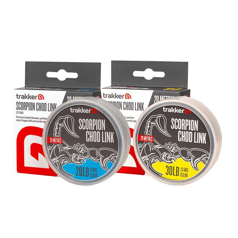 Bas de ligne carpe Trakker Scorpion chod Link 20 m - Fluorocarbone BDL | Pacific P&ecirc;che