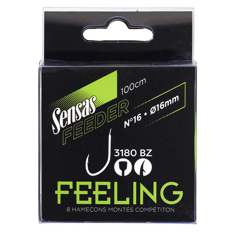 Hame&ccedil;ons mont&eacute;s Sensas Feeder Feeling 3180 BZ (x8) - Hame&ccedil;ons mont&eacute;s feeder | Pacific P&ecirc;che
