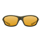 Lunettes polarisantes korda sunglasses wraps gloss olive / yellow lens - Lunettes | Pacific Pêche