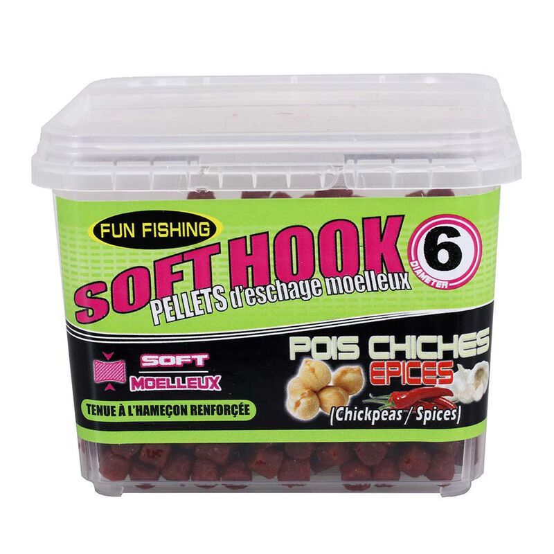Pellet d'Eschage Soft Hook Pellets Pois Chiche Epice 110G - Pellets Mous | Pacific P&ecirc;che
