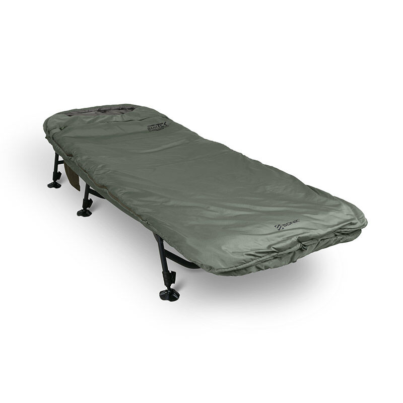 Bedchair Sonik Sleep System Bank-Tek 5 Season WIDE - Bedchairs | Pacific P&ecirc;che