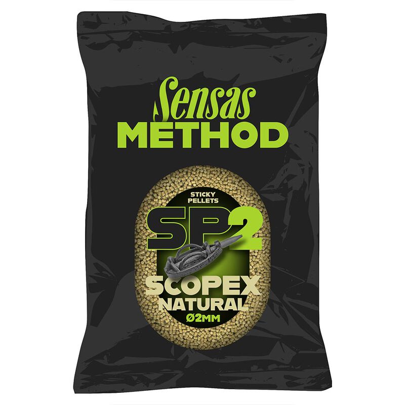 Amorce Feeder Sensas Method Sticky Pellets Scopex 650 g - Amorces | Pacific P&ecirc;che