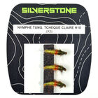 Nymphe tungstene silverstone tcheque claire (x3) h10 - Nymphes | Pacific P&ecirc;che