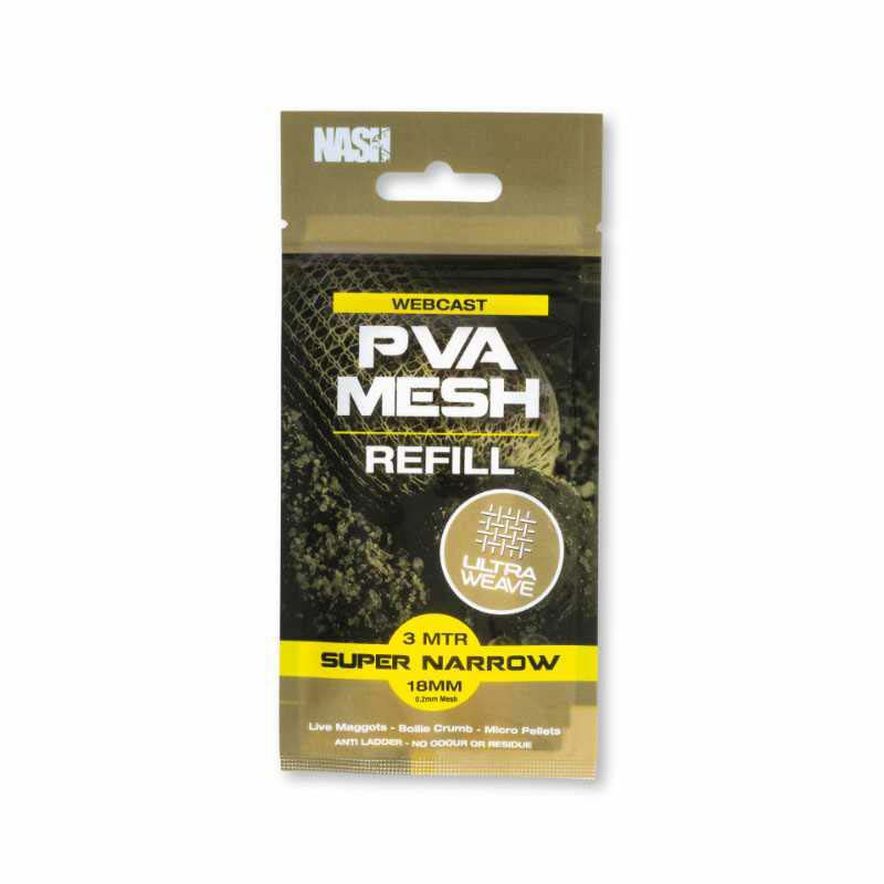 Recharge Filet Soluble Nash Webcast Ultra Weave PVA Refill Super Narrow 18mm - Filets | Pacific Pêche