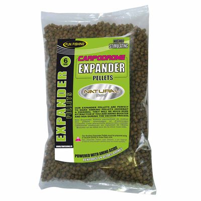 Pellets COUP FUN FISHING EXPANDER 6MM NATURAL 500G - Amorces | Pacific Pêche