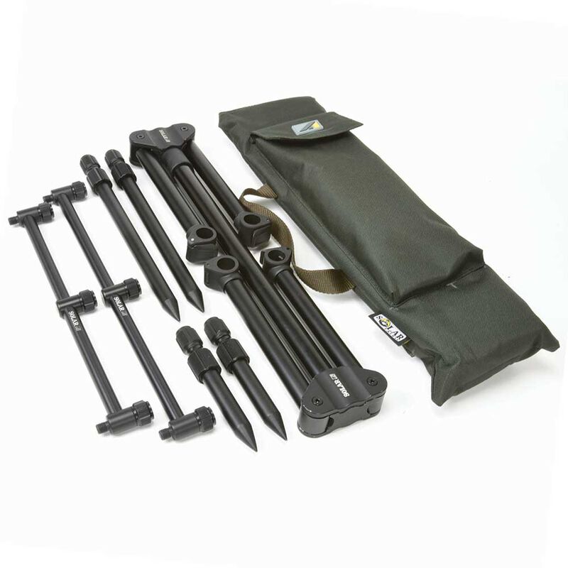 Rodpod Solar A1 Aluminium Ground Pod 2 legs 6" et 2 legs 9" (15 et 23cm) - Rod Pod | Pacific P&ecirc;che