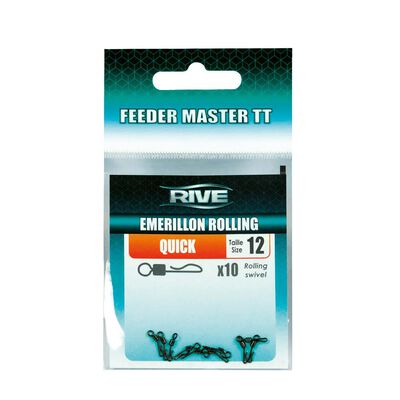 Emerillons Rive Rolling Quick (x10) - Emerillons / Agrafes / Perles | Pacific Pêche