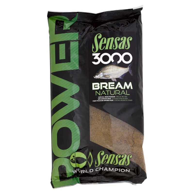 Amorce Sensas 3000 Power Bream Natural 1kg - Amorces | Pacific Pêche